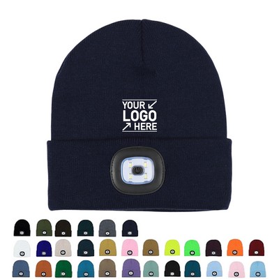 Unisex Rechargeable LED Knit Hat