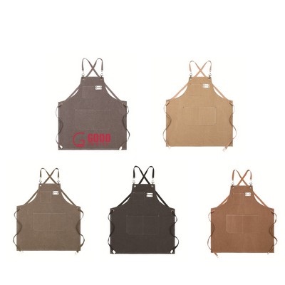 Waterproof and Oil-Proof CanvasApron Overalls