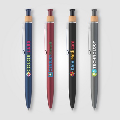 Reborn Click Softy Recycled Aluminum Pen -ColorJet