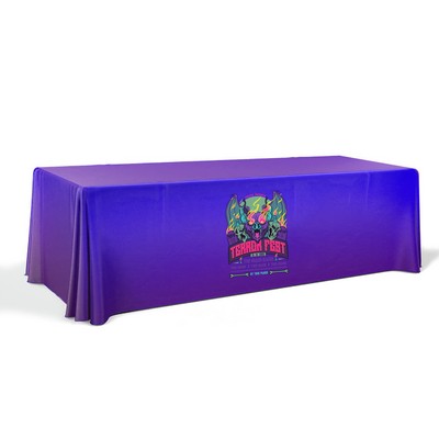 Premium 8' Draped Table Cover (Full Color Dye Sublimation)