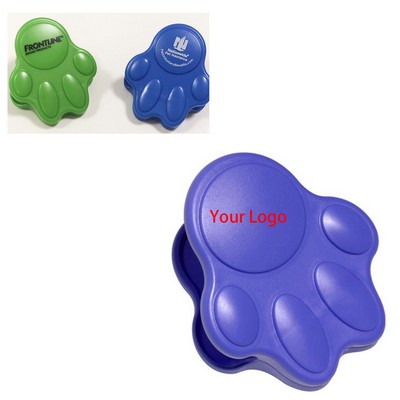 Pet Paw Shape Plastic Magnetic Clip