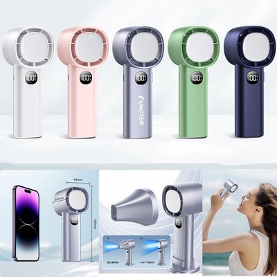 Portable Handheld Fan, Speed(1-100) Adjustable Turbo Mini and 5000mAh Battery Rechargeable