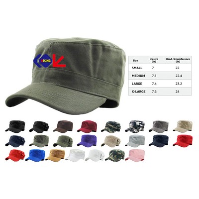 Cadet Army Cap Basic Everyday Military Style Hat