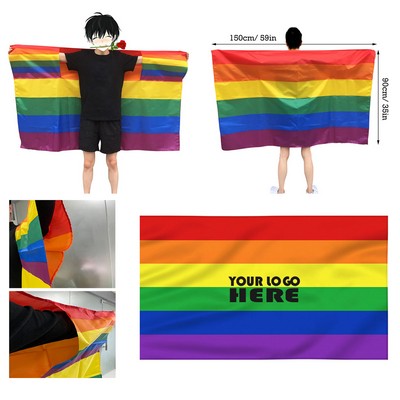 LGBTQ Pride Cape Flag