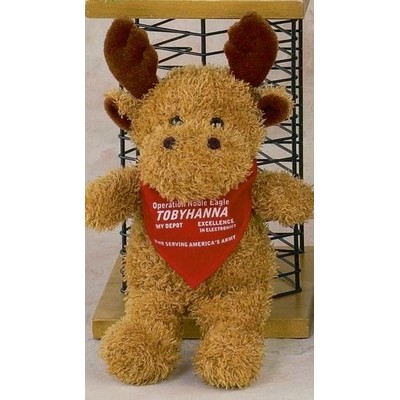 Remington Series Moose Stuffed Animal w/Shirt (10")