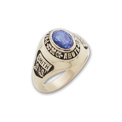 Legendary Series Women's Oval Stone Collegiate Ring w/8x6 Oval Stone