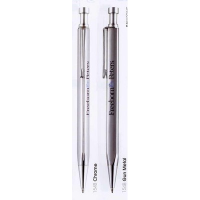 Koll 3-Sided Barrel Push Action Ballpoint Pen