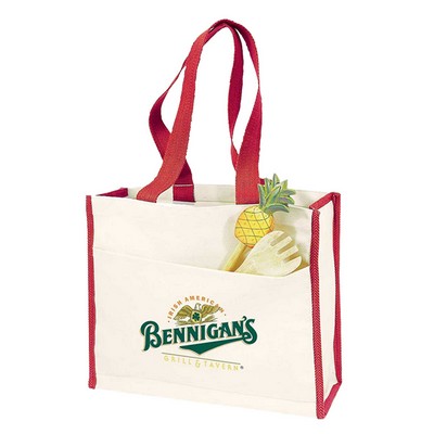 13 Oz. Cotton Canvas Tote Bag (14"x12"x5¼")