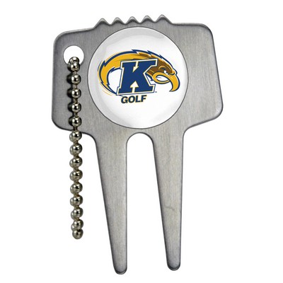 Domed Steel Divot Tool