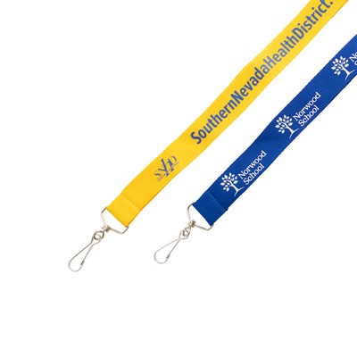 1" Lanyard - Flat Polyester