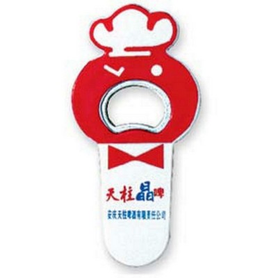 Chef Look Bottle Opener w/Magnet