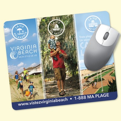 Peel&Place® 8"x9.5"x.015" UltraThin, Hard Surface MousePad