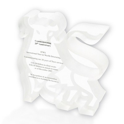 Logo Shape Embedment/Award/Paperweight