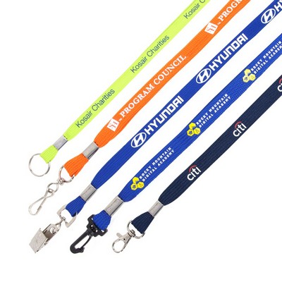 5/8" Tube Polyester Lanyard