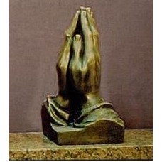 Classic Bronze Praying Hands Monument Sculpture