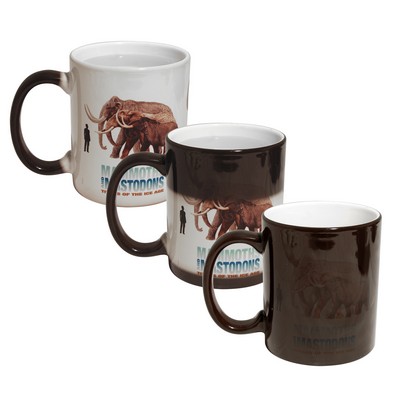 11 Oz. Black Ceramic C-Handle Color Changing Sublimation Mug