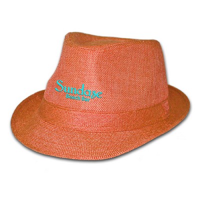 Embroidered Fedora Hat