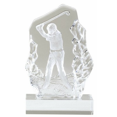 Crystal Ice Golf Swing Award (Top of swing)