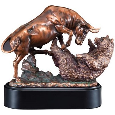 Bull and Bear- 9-1/2" Tall