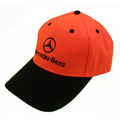 Flame Orange Cap - 2 Tone