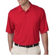 UltraClub Embroidered Men's Performance Interlock Polo