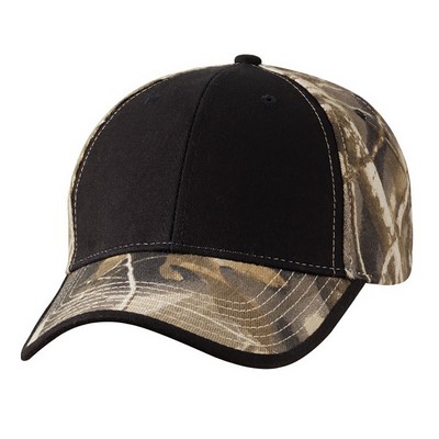 Kati Solid Front Cap w/Camo Back