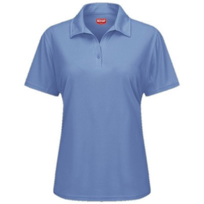 Red Kap™ Women's Short Sleeve Performance Knit® Flex Series Pro Polo - Medium Blue