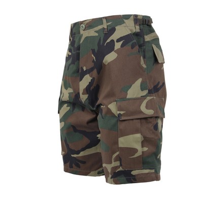 Woodland Camouflage B.D.U. Combat Shorts (2XL)