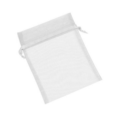 Organza Sheer Nylon Mesh Bag w/ Satin Ribbon (3"x4")