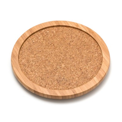 Bamboo & Cork 10" Turntable/ Lazy Susan