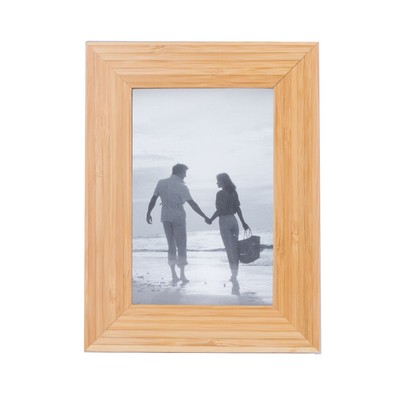 Bamboo Picture Frame For 4" X 6" Photo