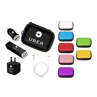 4 in 1 Power Bank Travel Charger Kit