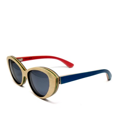 Recycled Mariana Skateboard Sunglasses - Handmade in USA