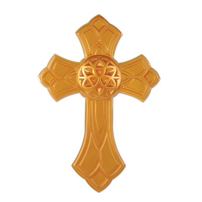 Gold Plastic Cross