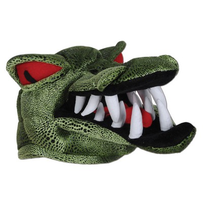 Plush Crocodile Hat