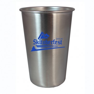 16 Oz. Stainless Steel Festival Beer Cup