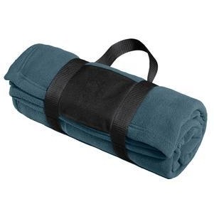 Port Authority® Fleece Blanket w/Carrying Strap