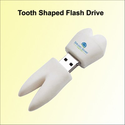 Tooth Shaped Flash Drive - 256 MB