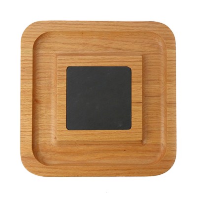 Cheese Serving Platter w/Slate