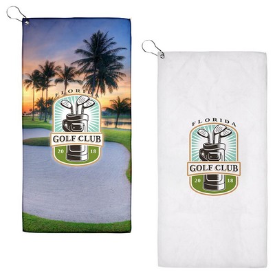 23x12 Sublimated Golf Towel - 200GSM