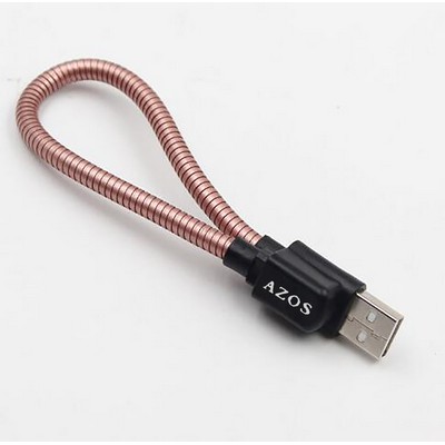 Metal Key Chain Charger Cable