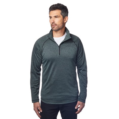 Men's Alpha Heathered 1/4 Zip Pullover