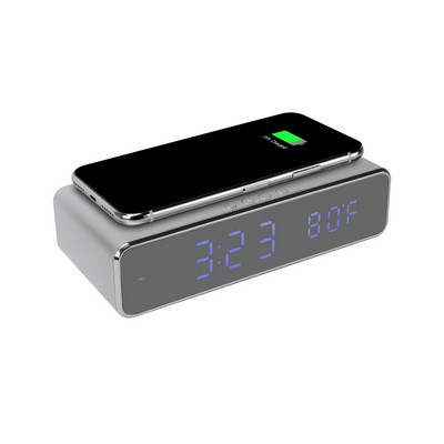 Fast Wireless Charger with Clock and Thermostat