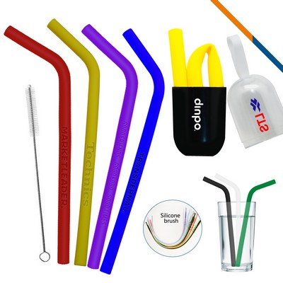 Aurora Silicone Straw