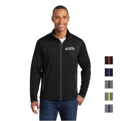 Sport-Tek® Sport-Wick® Stretch Contrast Full-Zip Jacket