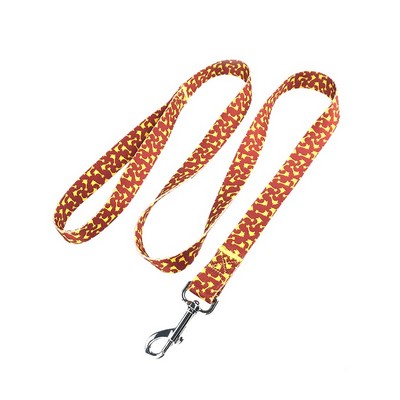 Medium Adjustable Polyester Pet Leash W/ Metal Hook