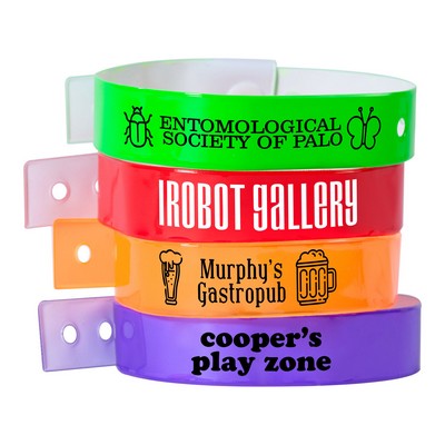 Custom Vinyl Wristband (L-Shaped)