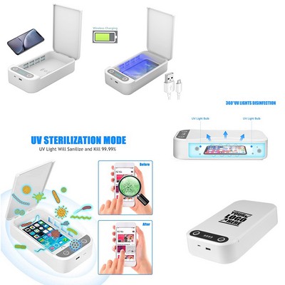 UVC Aromatherapy Sanitizer w/Wireless Charger