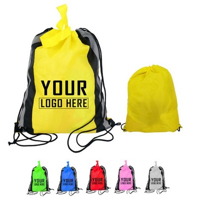 Nylon Drawstring Backpack