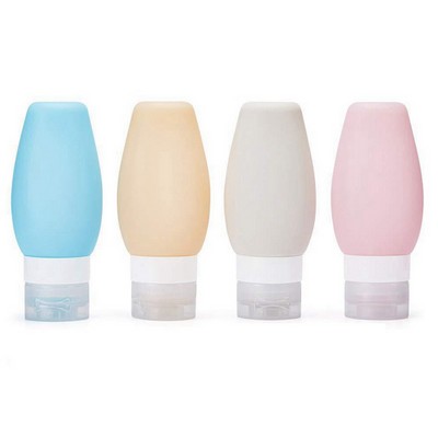 3 Oz. Squeezable Portable Silicone Travel Bottle